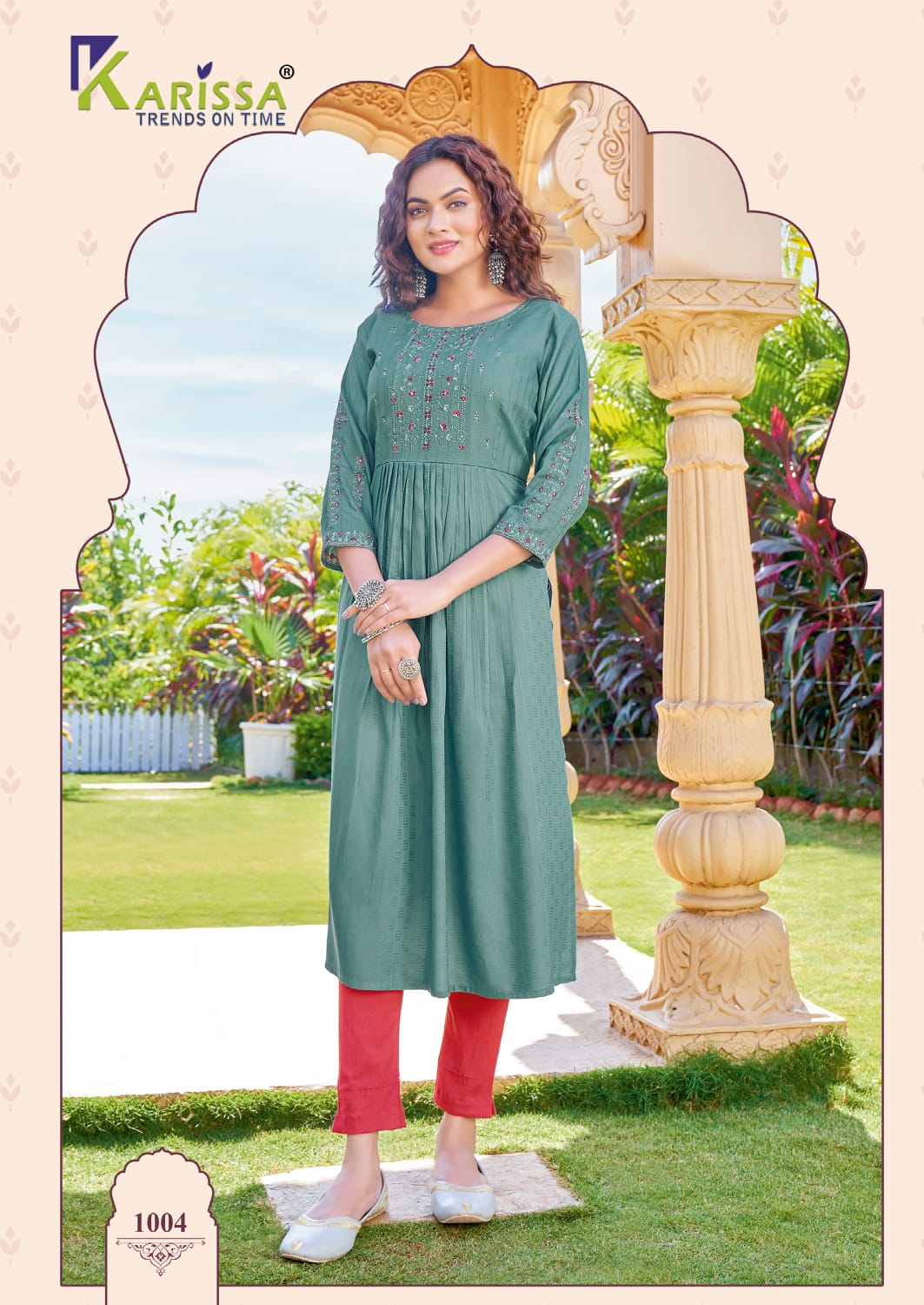 Vatika Karissa Fancy Nyra Cut Wholesale Party Wear Kurtis